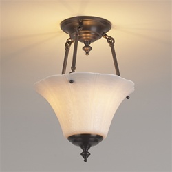 Creme Anglaise Flush Mount