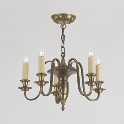 Reeded Ribbon Chandelier