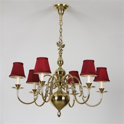 Traditional Brass Chandelier