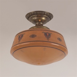 Egyptian Flush Mount Globe