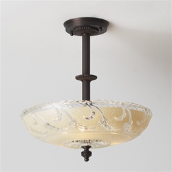 Crystal Trillium Ceiling Light