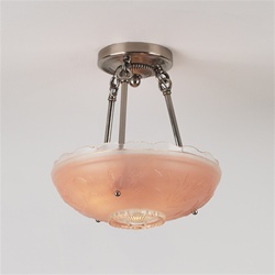 Pretty in Pink Ceiling Light