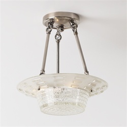 Crystal Boater Ceiling Light