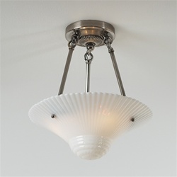 Banded Swirl Ceiling Light