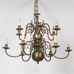 Two Tier Ball Chandelier