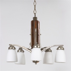 Industrial Deco Chandelier