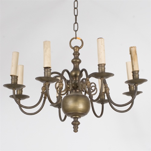 vintage chandelier, Classic Ball Chandelier with Segmented Arms from ...