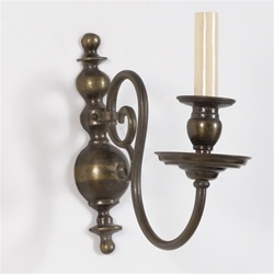 Pair of Unique Scroll Sconces