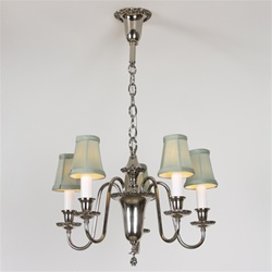 Carved Rosette 5 Light Chandelier