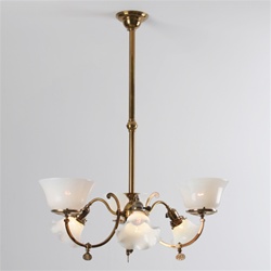 Vintage Early Electric Chandelier