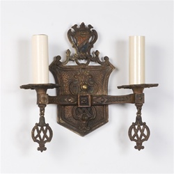 Pair of In the Rough Sconces