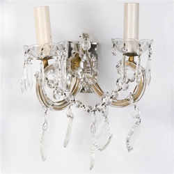 Pair of In the Rough Sconces