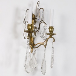 Pair of In the Rough Sconces